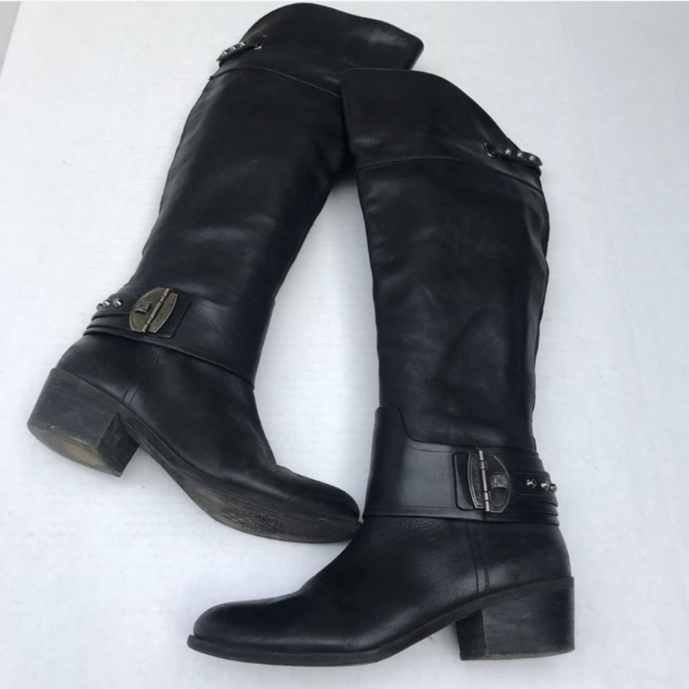 Vince Camuto Beatrix Ankle Studded Riding Boots